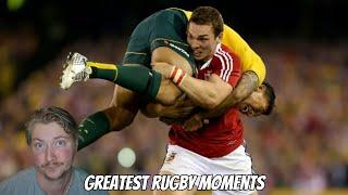 Holy Nutty Professor! Reaction to Greatest Rugby Moments but it gets increasingly more crazy