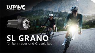 LUPINE SL GRANO: Starkes Akku-Frontlicht für Road- und Gravelbikes