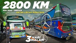 NAIK BUS ALS 3 HARI 3 MALAM, SANGGUP ⁉️ Trip Medan - Malang with Antar Lintas Sumatera (ALS 388) Pt1