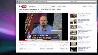 RE:Sam Shamoun Responds to Yahya Snow on John 1:19-21