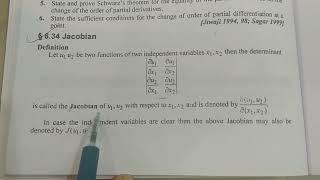 Jacobian Definition