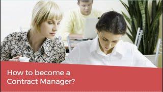 How to become a Contract Manager?