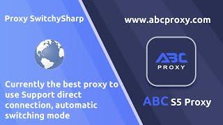 ABCproxy and Proxy SwitchySharp Chrome Extension Settings #proxy #chrome  #socks5