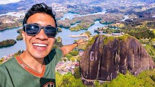 We climbed the LARGEST ROCK in Colombia | El Peñol, Guatapé