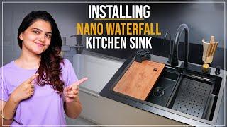 Installing Nano Waterfall Kitchen Sink | Waterfall Kitchen Sink | Kitchen Sink | Ruhe