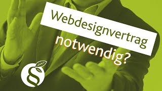 Webdesignvertrag - neue Website nur mit Webdesignvertrag