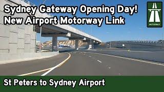 Sydney Gateway Opening Day! Driving Sydney's New Airport Motorway Link [4K]