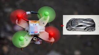 How to Make Drone at Home | Remote Control Car to Drone