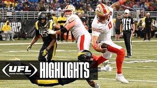 UFL Championship: Brahmas vs. Stallions Highlights | United Football League