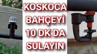 2 Saatlik İşi, Yorulmadan 10 Dakikada Yapmak, Otomatik, Yağmurlama Sulama Sistemi