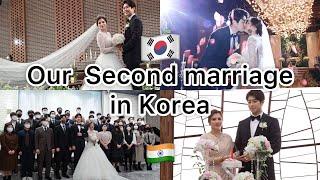 Our Second marriage in Korea  | Korean Marriage vlog | Indian Korean Couple 