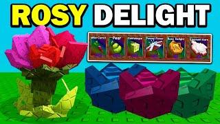 GROWING THE ROSY DELIGHT SEED!! in Grow a Garden ROBLOX