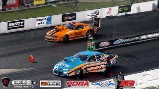 Real Pro Stock - Final - Powers vs. Pluchino - 2024 PDRA Drag Wars - GALOT MOTORSPORTS PARK