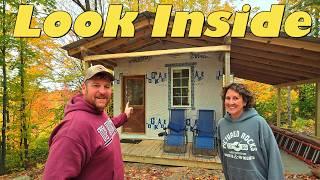 Our Cabin’s New Look—Did We Just Make a Big Mistake? Rustic Farmhouse Door Install & Shiplap Sealant