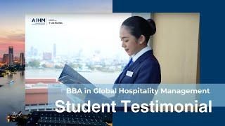 AIHM Student Testimonial