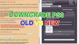 Downgrade PS3 Old vs New