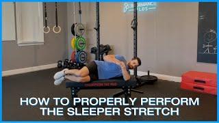 Sleeper Stretch