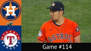 Astros VS Rangers Condensed Game 8/7/24