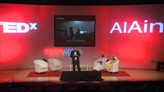 TEDx Al Ain - Dr. Nikolaos Mavridis: Growing Robots in the Desert (HD version)