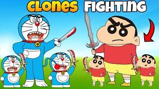 Doraemon Clone Kill Shinchan Clones  | Shinchan And Nobita Game | Funny Game |