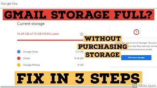 How to increase gmail storage free | Gmail not sending emails