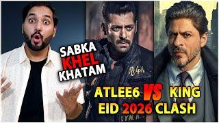 MEGA CLASH - Shahrukh Khan vs Salman Khan | KING vs ATLEE6 | KING Release Date | ATLEE6 Latest News