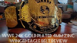 4mm Zinc Plated Pakistani WWF Winged Eagle Wrestling Belt Review From Ebay!