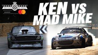 Ken Block v Mad Mike on the Goodwood hill