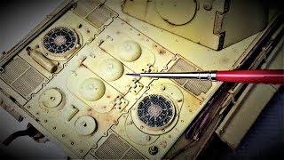 Make Your Models POP!  Easy Beginner Weathering Tutorial for a Pinwash on Model Tanks