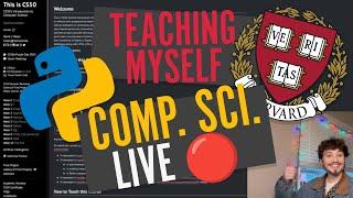 Teaching Myself Computer Science LIVE  | Harvard CS50X 2025: Week 9 - Problemset PT2 | 03-10-2025