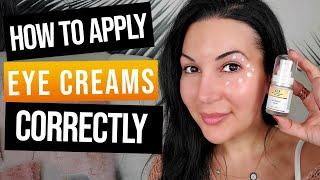 How To Apply EYE Cream correctly STOP causing wrinkles  | Skincare by Fenya | Guidance to Glow