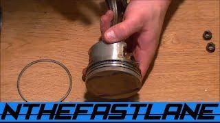 Installing Piston Rings The Easy Way "NO TOOLS"!