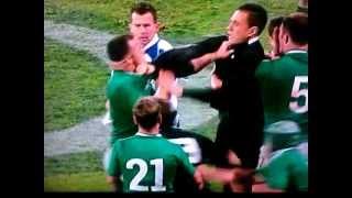 Sonny Bill Williams VS Cian Healy (RUGBY SCUFFLE)