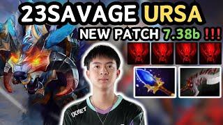  NEW PATCH 7.38b - 23savage URSA Hard Carry  Gameplay  23 Perspective - Dota 2