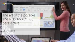 The art of the possible   The NHS ANALYTICS perspective