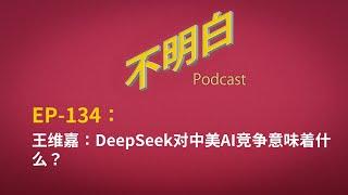 EP-134 王维嘉：DeepSeek对中美AI竞争意味着什么？  | Open AI | 大模型 | 人工智能 | chatGPT | 深度求索 | 英伟达 | 芯片 | 举国体制 |  贸易战