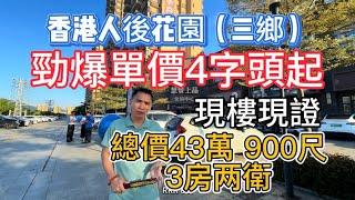 第263集 中山三鄉｜勁爆單價4字頭起｜房價大跳水｜總價43萬900尺｜今年最便宜的房子｜香港人的後花園｜#中山樓 #香港人在#香港人在灣區#樓市回暖 #股票