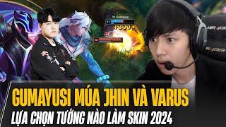 GUMAYUSI DANCES JHIN AND VARUS 14.22 TO SEE WHICH CHAMPION SHOULD CHOOSE AS SKIN 2024 AND THE END