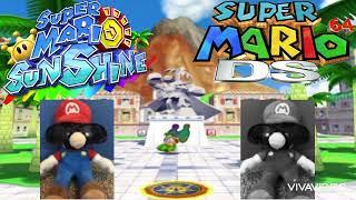 (MASHUP) Delfino Plaza Theme + Sunshine Isle Theme - Super Mario Sunshine & Super Mario 64 DS