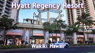 【4K】𝐖𝐀𝐋𝐊  Inside the Hyatt Regency Waikiki Beach Resort And Spa