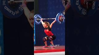 Какая же милая штангистка  Рывок 6️⃣5️⃣кг | Чемпионат России по тяжелой атлетике 2023