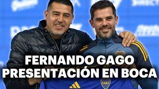 GAGO FUE PRESENTADO EN BOCA - CONFERENCIA DE PRENSA CON EL NUEVO DT