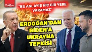 Cumhurbaşkanı Erdoğan'dan Biden'a Ukrayna tepkisi | ULUSAL HABER