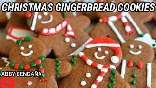 CHRISTMAS GINGERBREAD COOKIES ( VLOG #93 ) | ABBY CENDAÑA