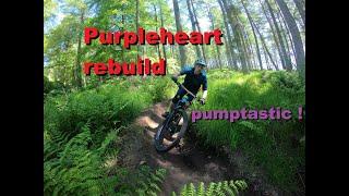 "Purple Heart" Scotland's longest gravity pumptrack?