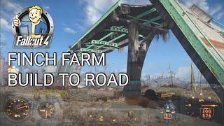 Fallout 4 - Finch Farm - How to Build Up To The Road Overpass