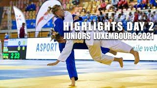 HIGHLIGHTS DAY 2 - Junior European Judo Championships - Luxembourg 2021 - Luxembourg