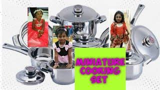 Unboxing miniature cooking set @Pranu's Paradise #miniature#cookingset