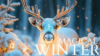 MAGICAL AI Winter Wonderland in 4K ULTRA HD with Calming Music