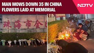 China Hit And Run: Driver Rams Car into Crowd in China, Killing 35; Flowers Laid at Memorial